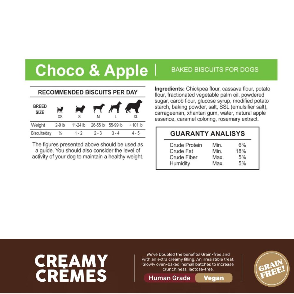 Creamy Cremes Dog -  Choco Apple - Image 2