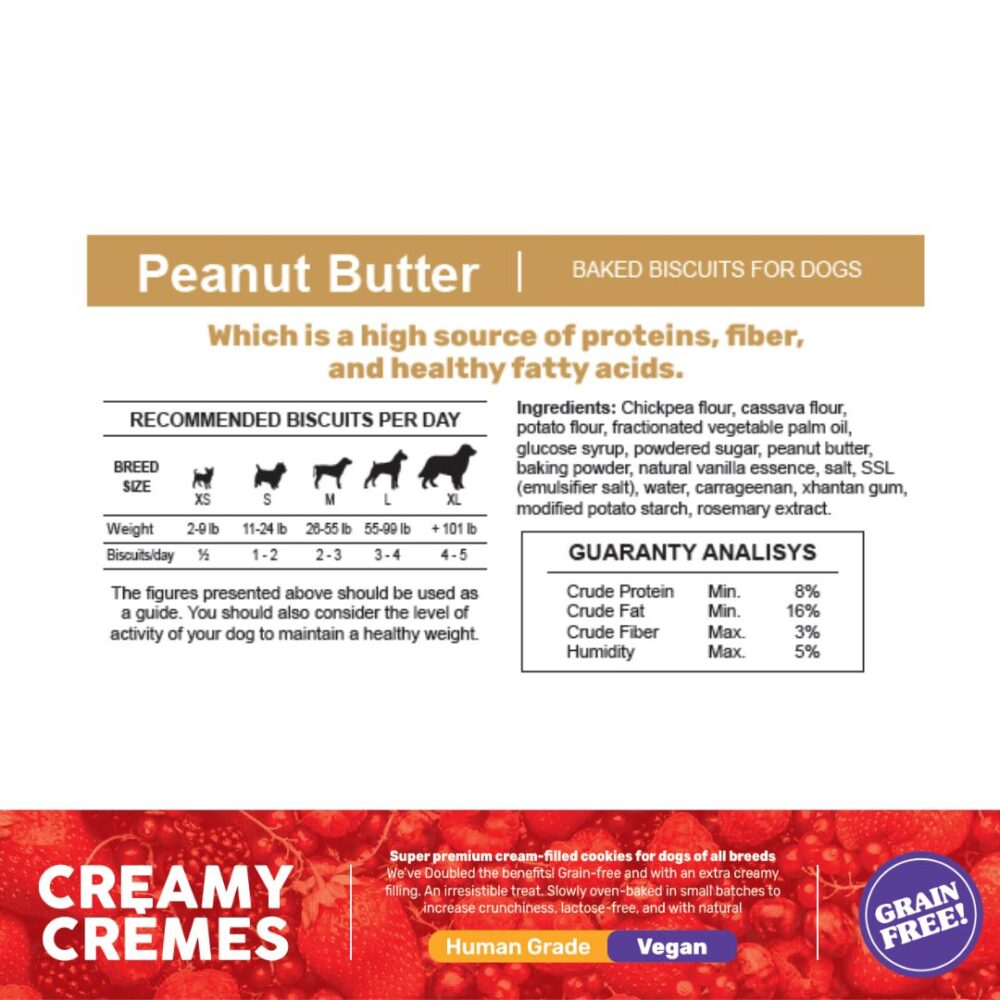 Creamy Cremes Dog - Peanut Butter - Image 2