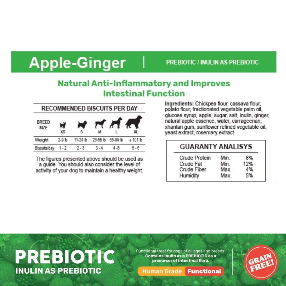 Prebiotic Dog Biscuit - Apple - Image 2