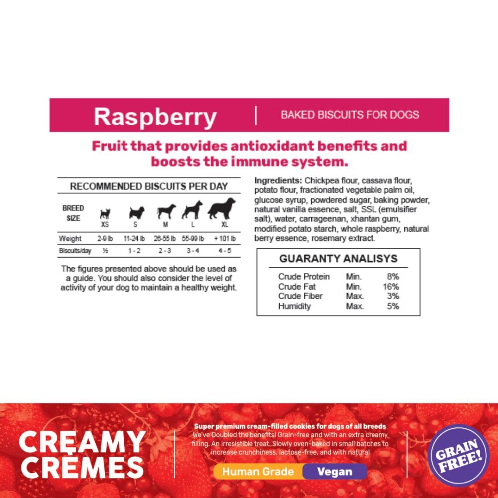 Creamy Cremes Dog -  Raspberry - Image 2