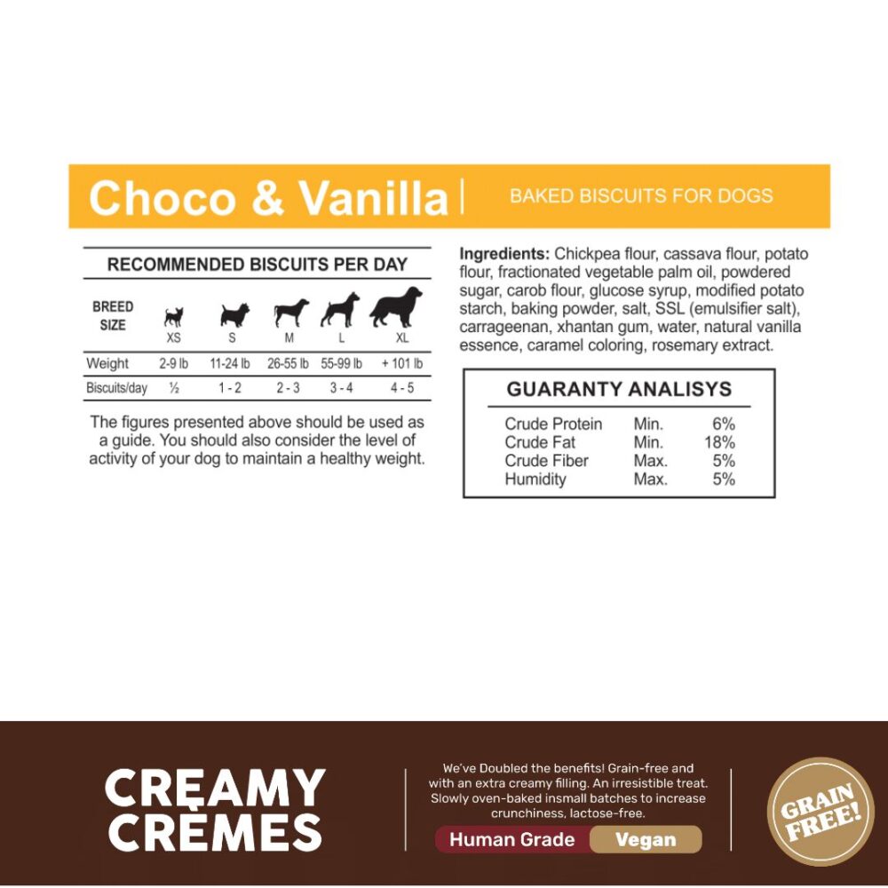 Creamy Cremes Dog -  Choco Vanilla - Image 2